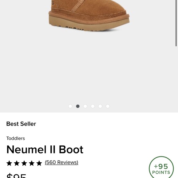 Neumel II Boot Toddler Size 10 Chestnut - Picture 7 of 12